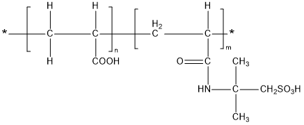 丙烯酸-2-丙烯酰胺-2-甲基丙磺酸共聚物(AA/AMPS)結(jié)構(gòu)式