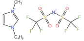 1-丁基-3-甲基咪唑雙三氟甲基磺酰亞胺鹽結(jié)構(gòu)式